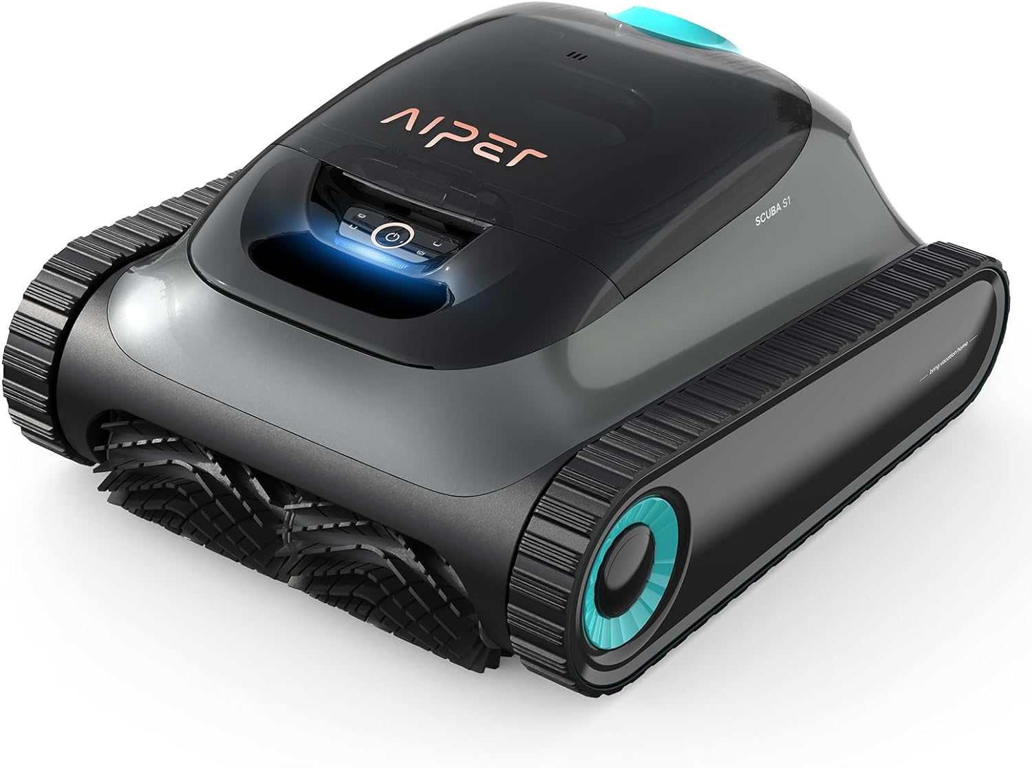 AIPER Scuba S1 Pool Vacuum for Inground Pools, Cordless Robotic Pool Cleaner, Wall Climbing, Smart Navigation, 150 min Battery Life, for Pools up to 1,600 Sq.ft