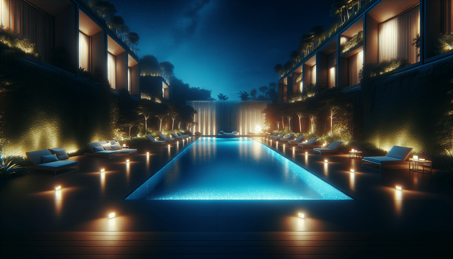 What are the benefits of adding lighting to my swimming pool?